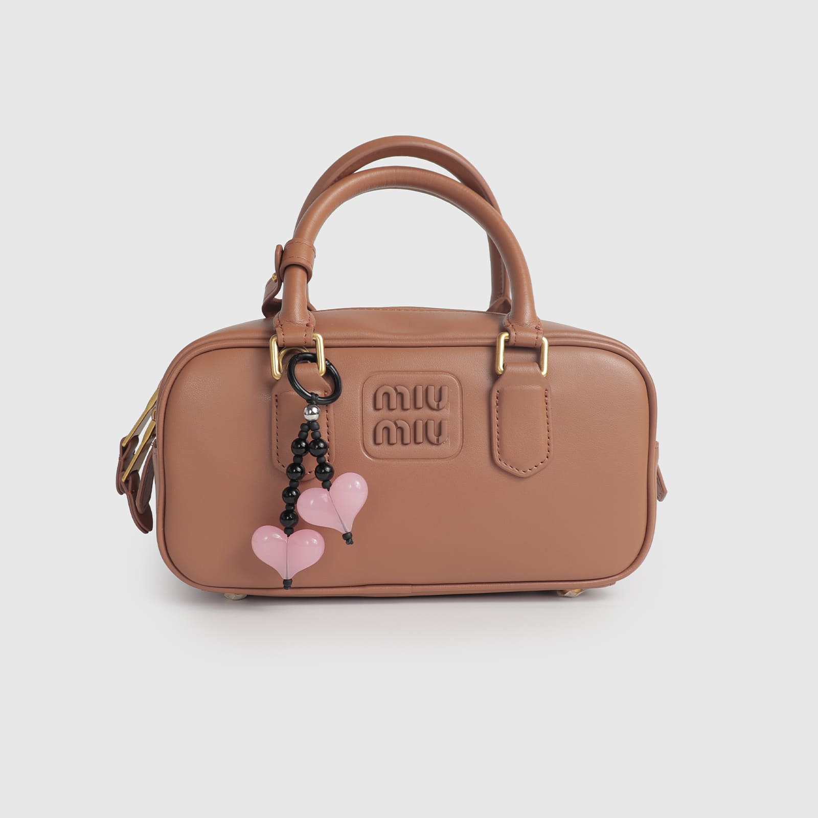 Pink Double-Heart Charm