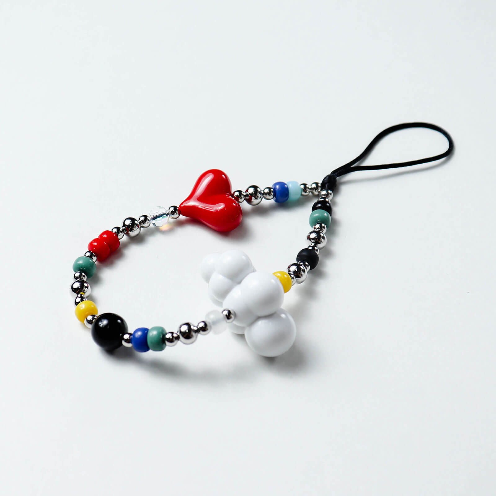 Diamond, Heart & Cloud Beaded Phone Chain & Multi-Functional Bag Charm – Cute  Fashion Accessory