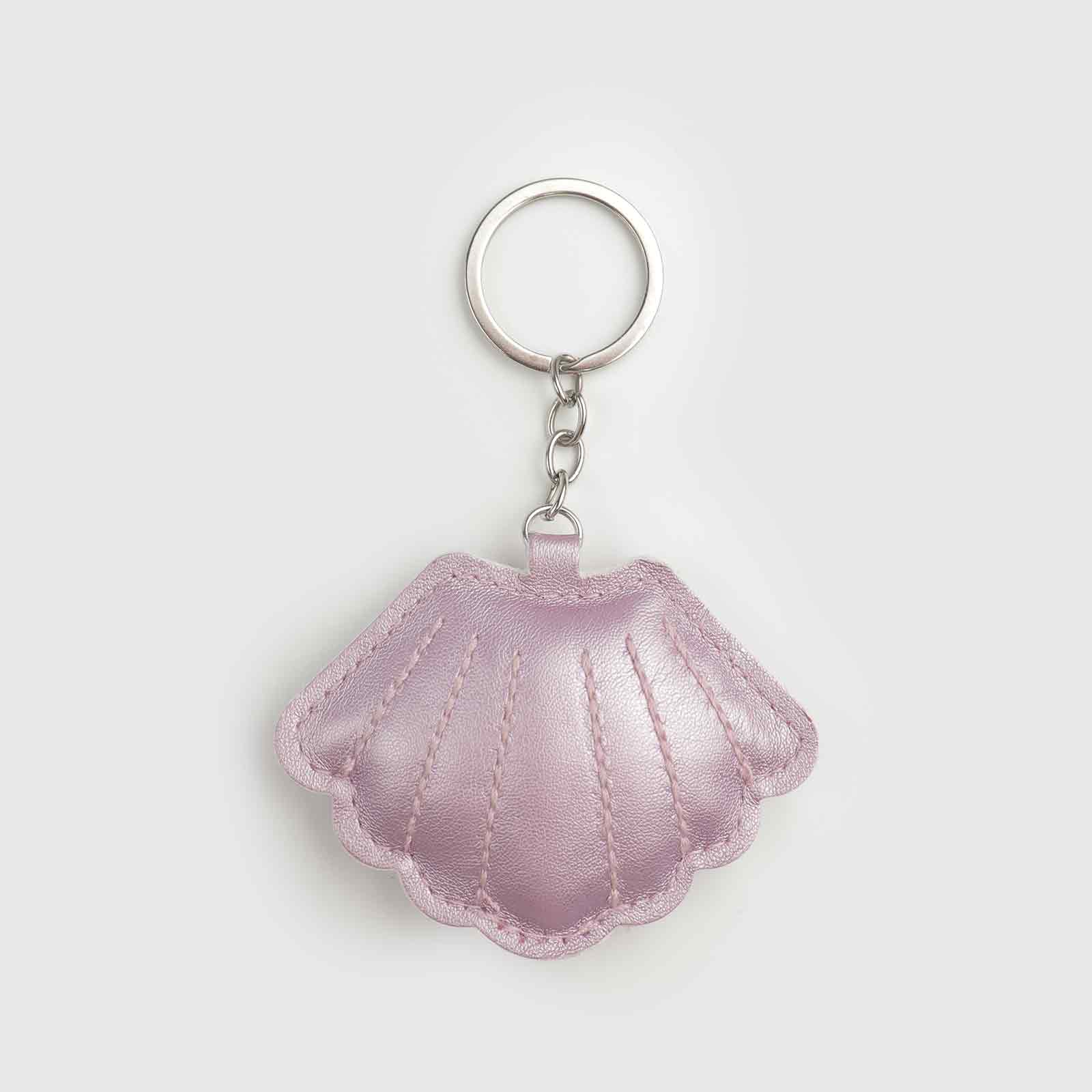 Minimalist Shell Leather Charm