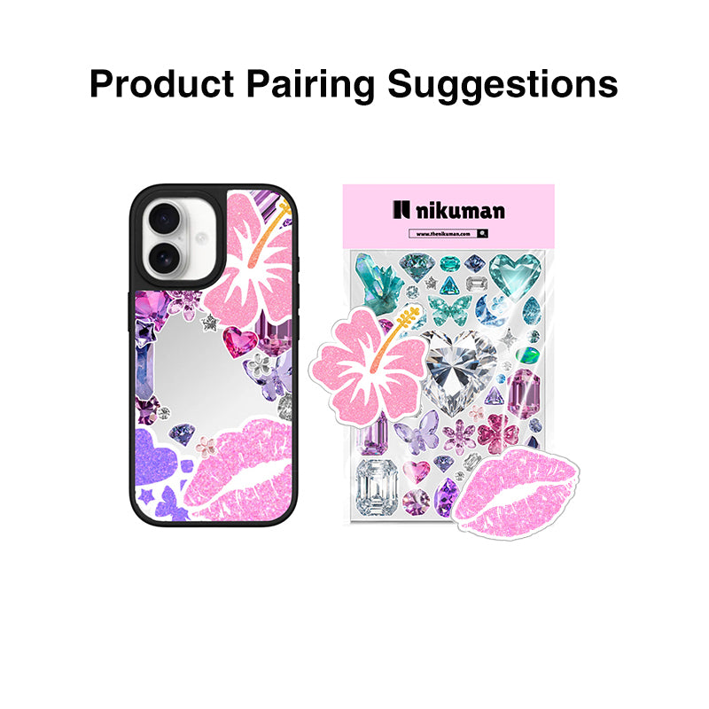 Diamonds Custom Canvas Mirror MagSafe Phone Case