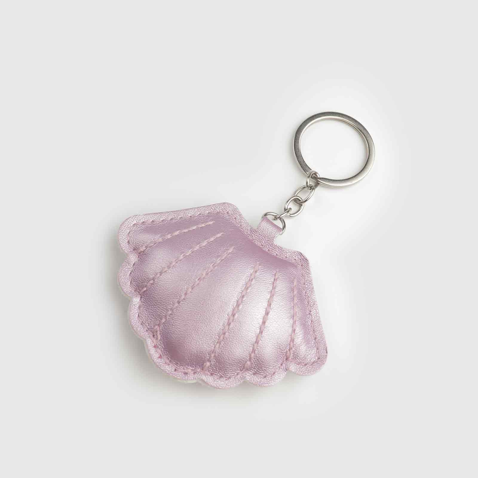 Minimalist Shell Leather Charm