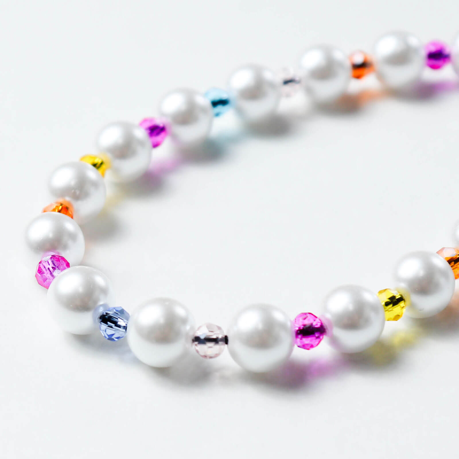 Pearl & Color Pop Beaded Multi-Use Bag Charm & Phone Chain — Trendy Fashion Accessory