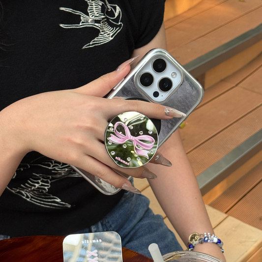 Drama Bow Mirror Magnetic Phone Grip & Stand
