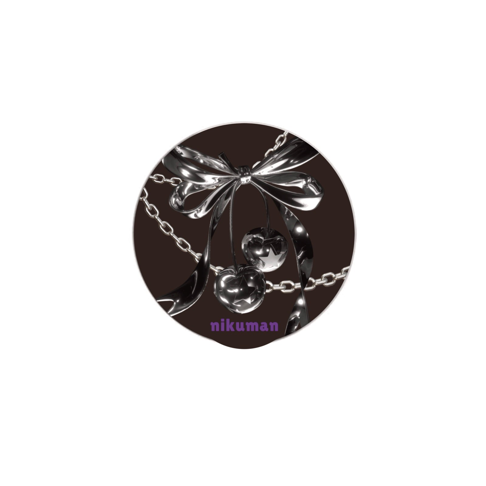 Darkcherry Mirror Magnetic Phone Grip & Stand