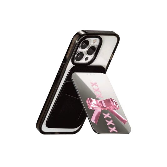 Headturn Bow Snap Mirror MagSafe Cardholder Stand