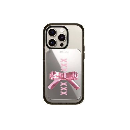 Headturn Bow Snap Mirror MagSafe Cardholder Stand