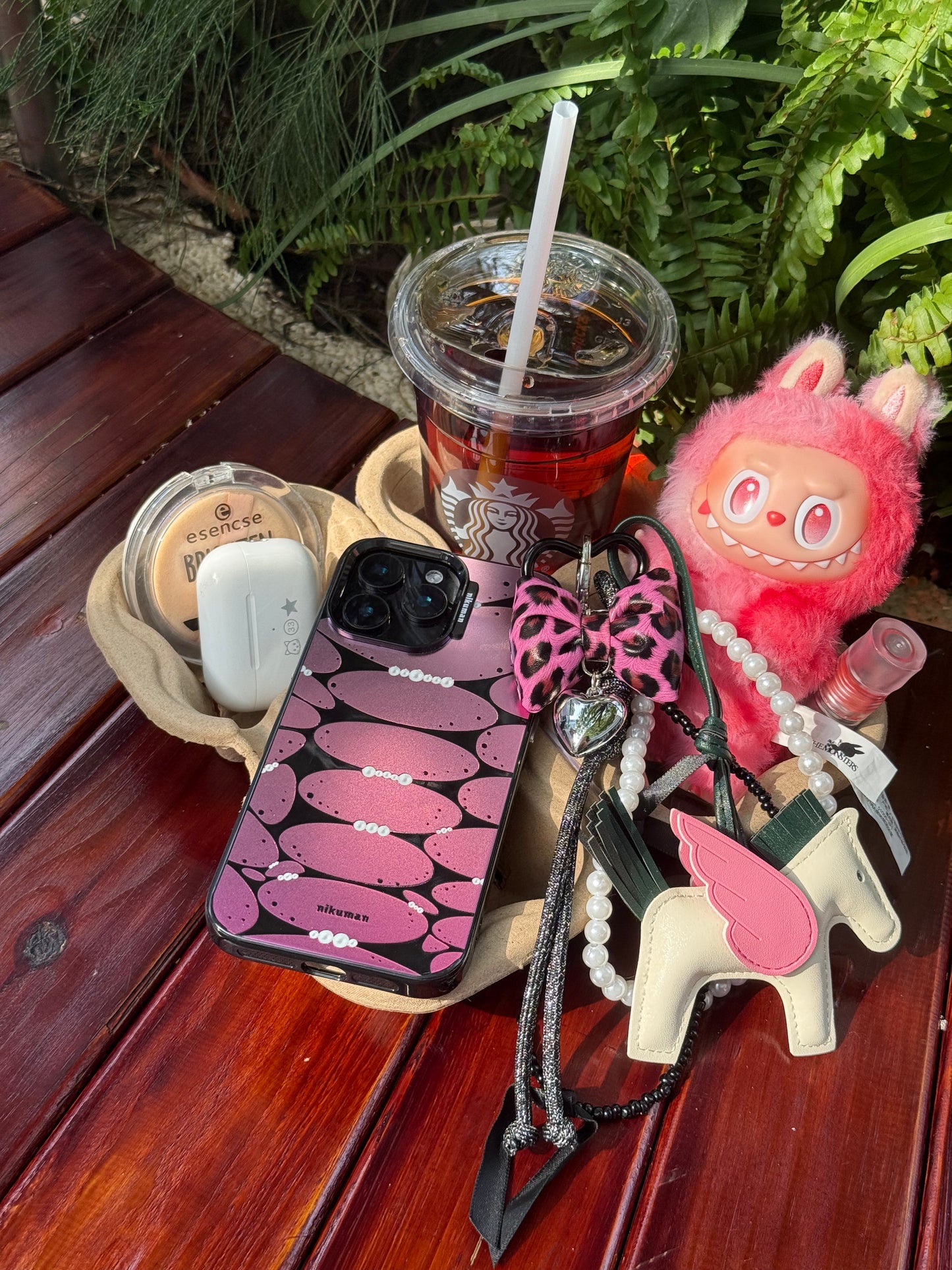 Pink Symbiote Mirror Phone Case MagSafe Compatible