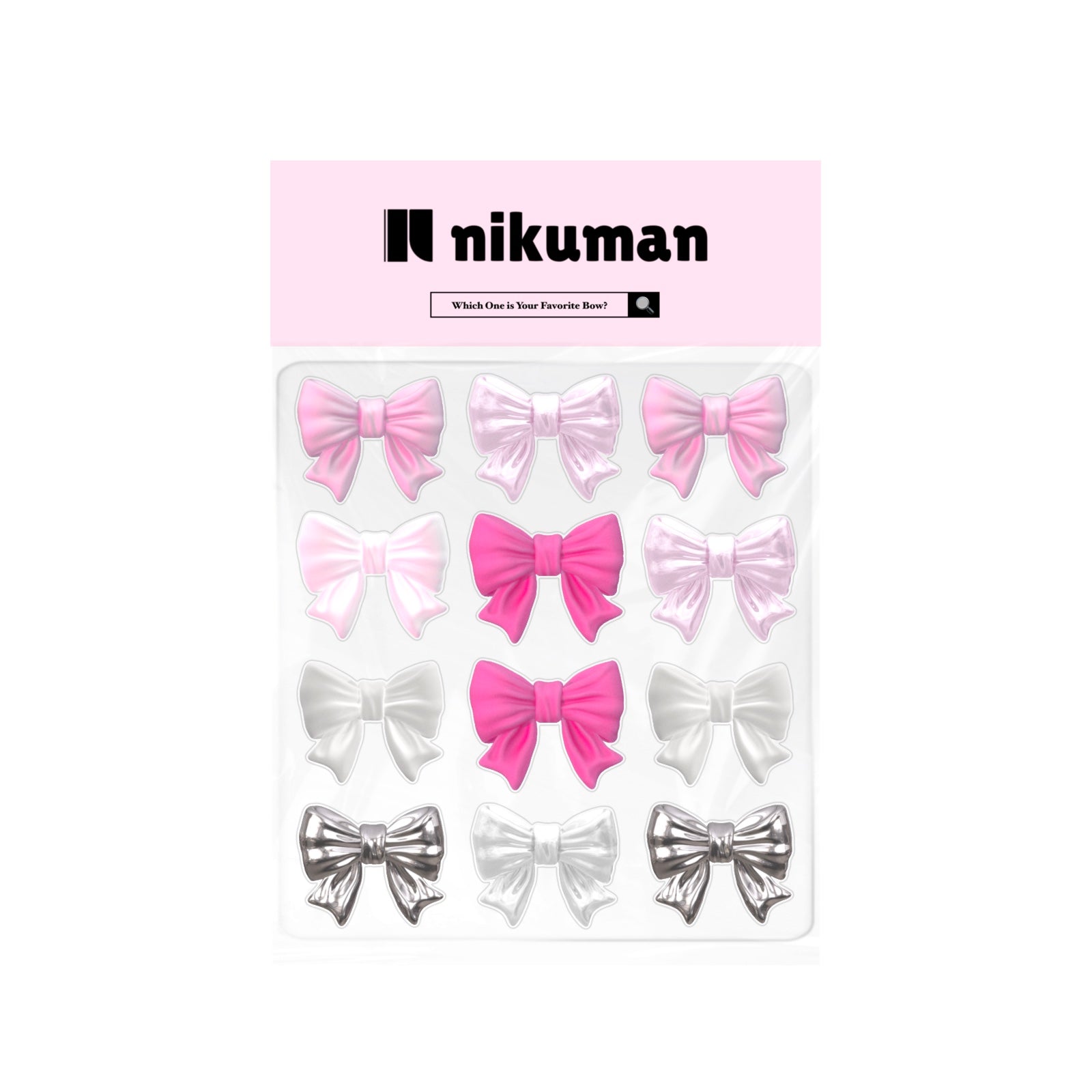 Signature Bow Sticker Set