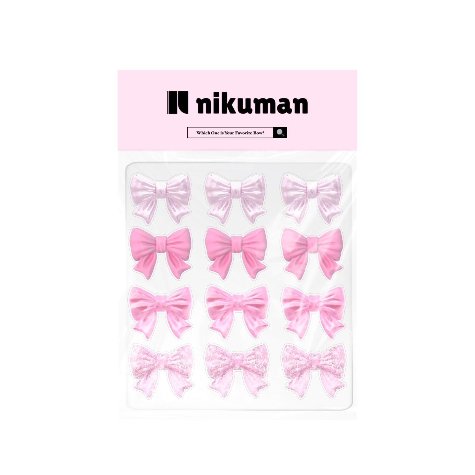 Pink Monomania Sticker Set