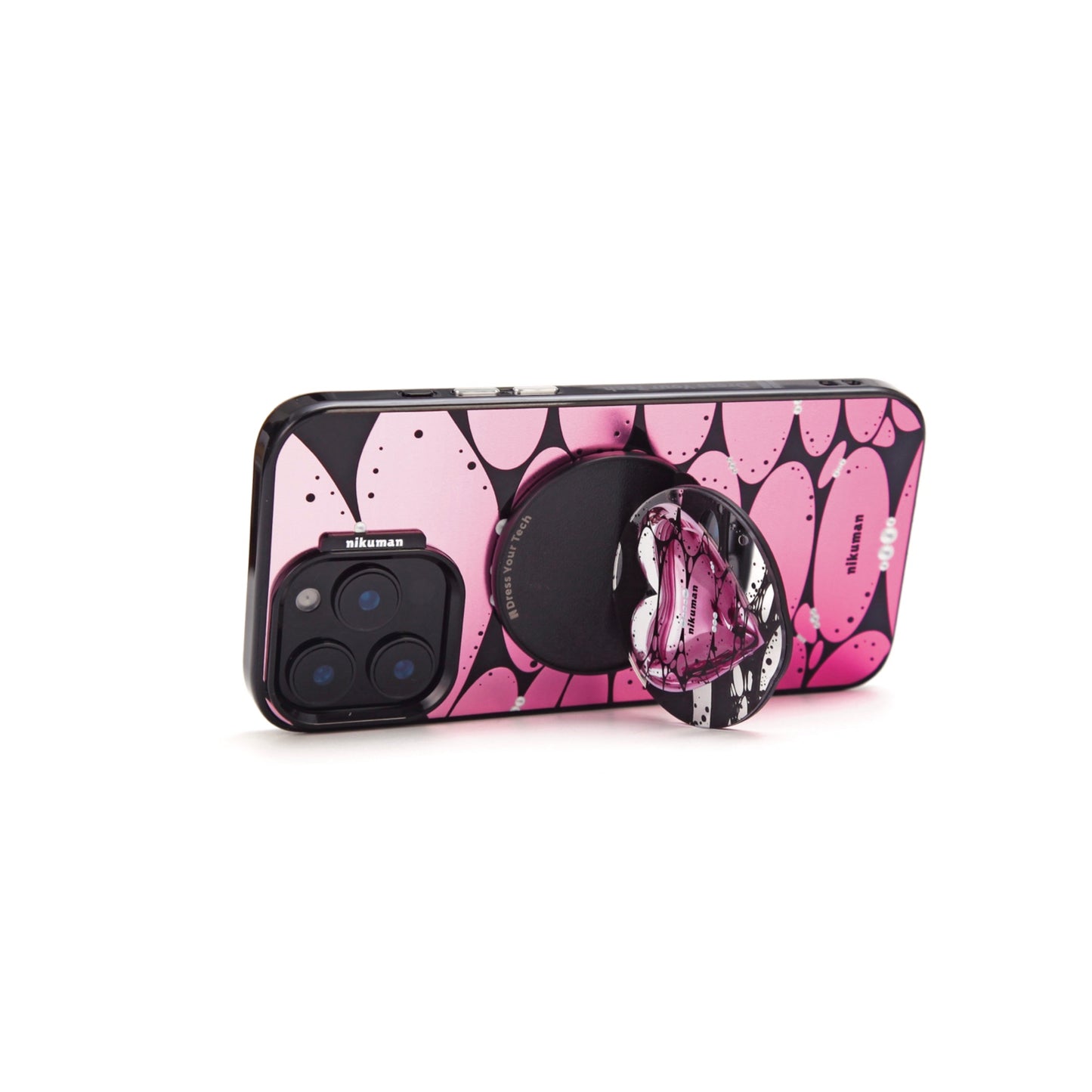 Pink Symbiote Mirror Magnetic Phone Grip & Stand