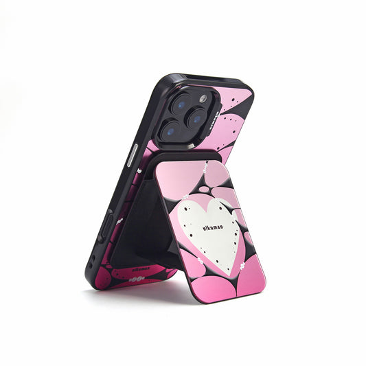 Pink Symbiote Snap Mirror MagSafe Cardholder Stand