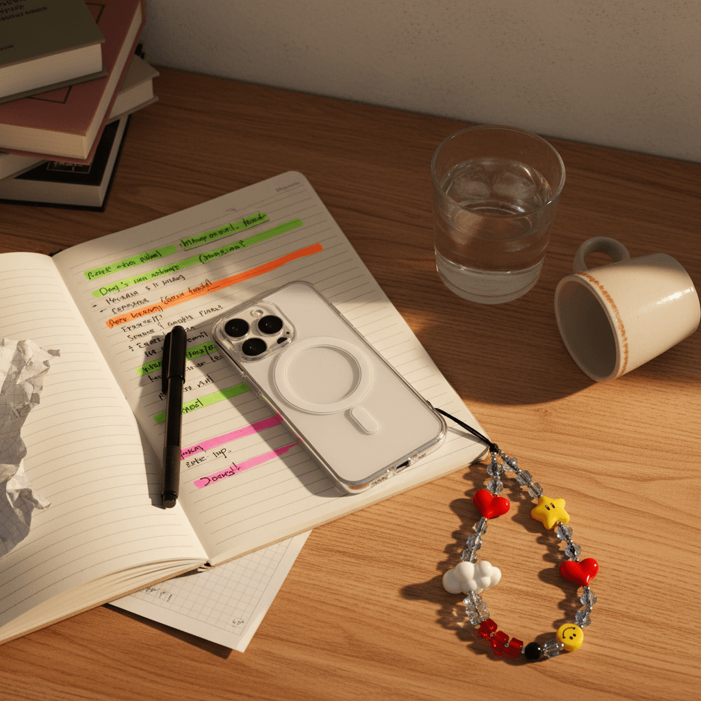 Smiley, Heart, Cloud & Star Phone Chain & Multi-Functional Bag Charm —Casual, Stylish Accessory