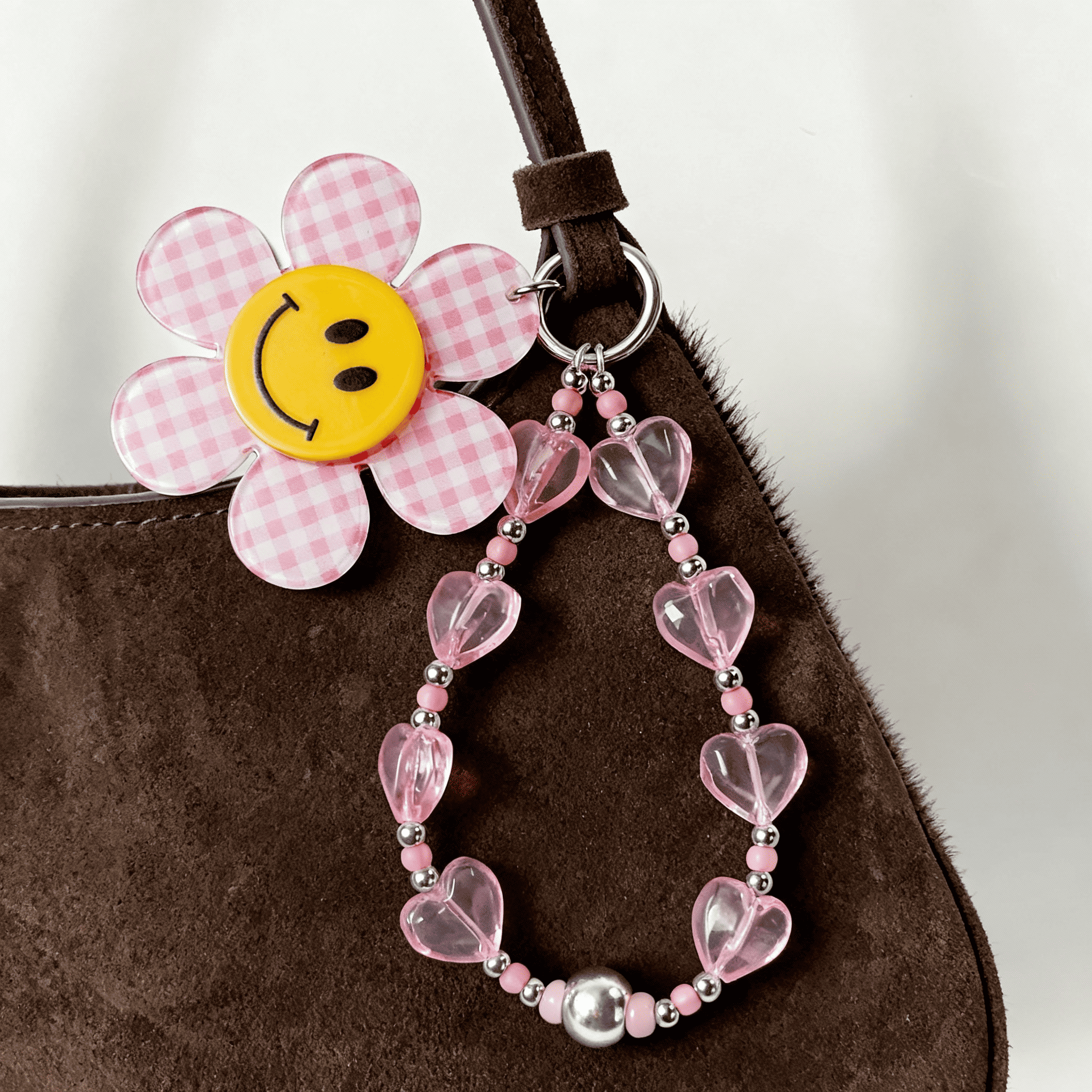 Smiling Sunflower Phone Chain & Multi-Functional Bag Charm — Cute Fashion Accessory