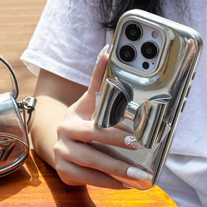 【Limited Edition】Drama Bow - Handcraft Glossy Puffer Phone Case