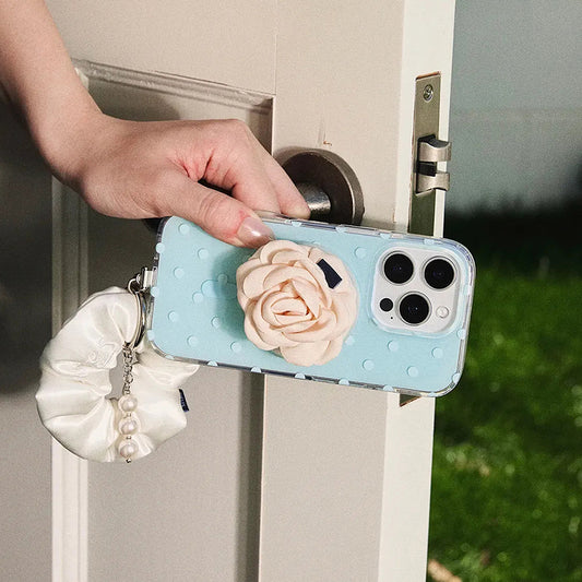Paris Holiday Polka Dot Palette Magnetic Phone Case for Apple iPhone 13-16 Series