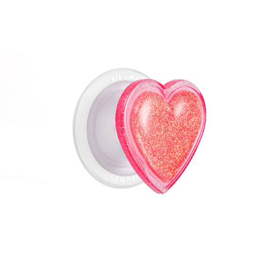 4D Heart-Shaped Rosy Puff Pull-to-Grip
