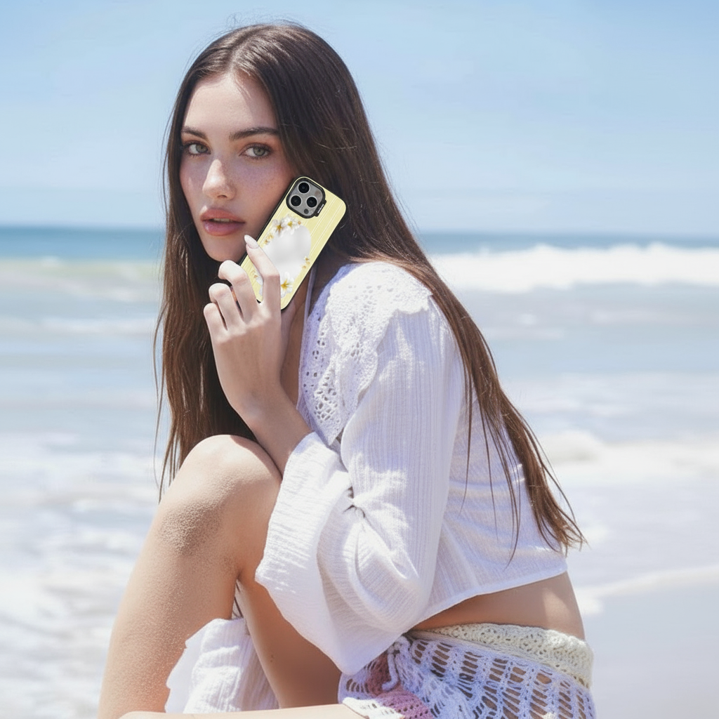 Mirror Hibiscus Phone Case MagSafe Compatible