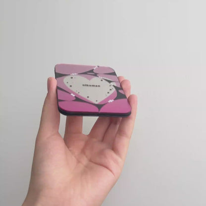 Pink Symbiote Snap Mirror MagSafe Cardholder Stand